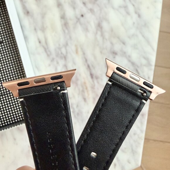 🌹 CASETIFY Watercolor Roses Saffiano Leather Apple Watch Band 38mm 40mm - Picture 7 of 8